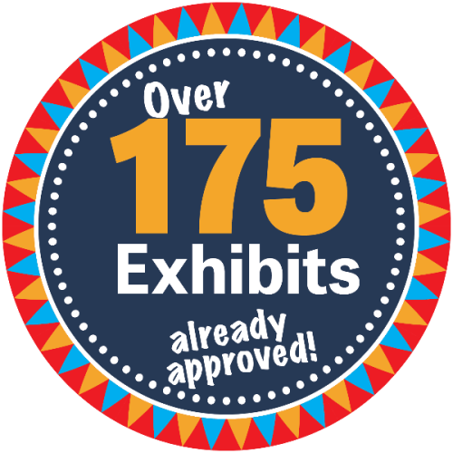 More than 175 Exhibits Already Approved badge